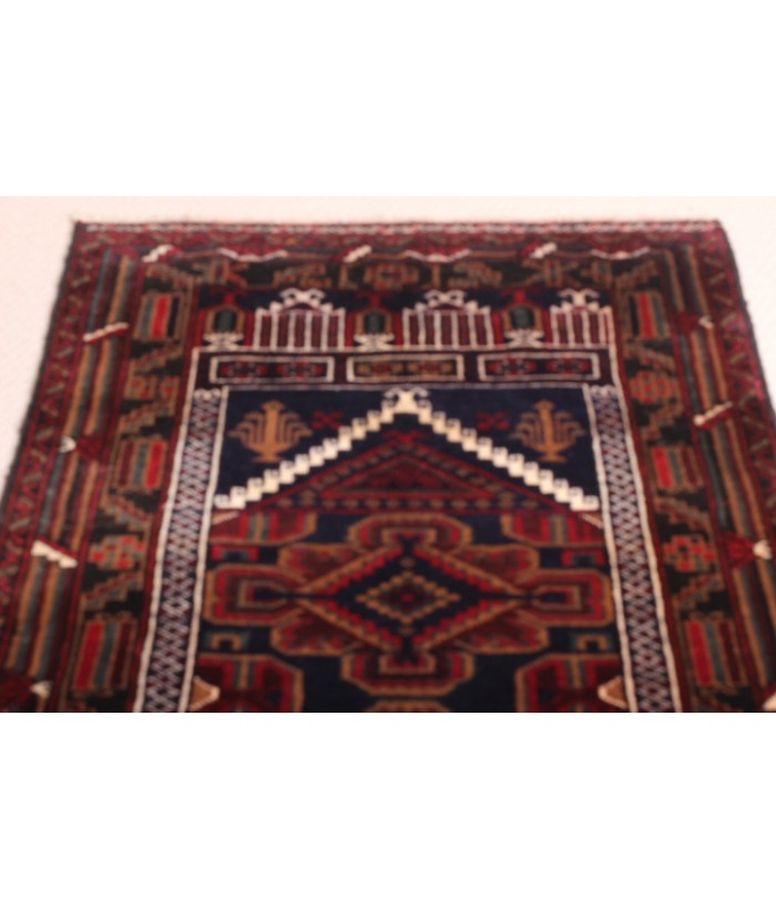 Prayer Rug- Baluch Prayer Rug: 150 x 90cm: Known as Jainamaz